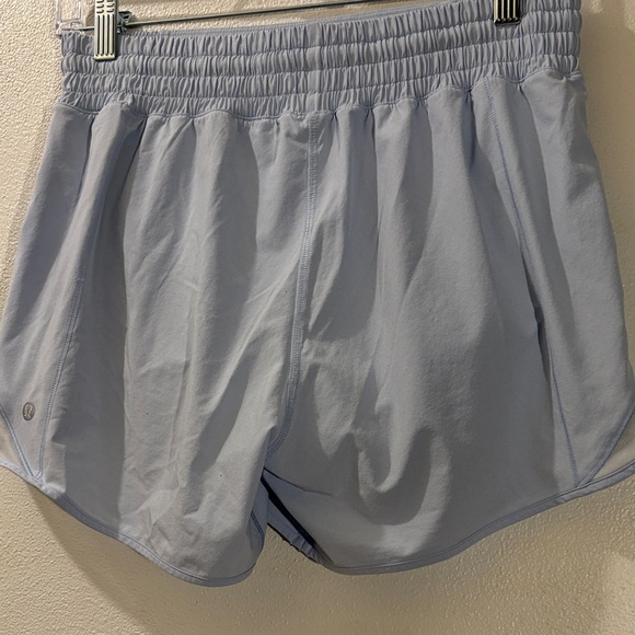 lululemon athletica size 8 Light Blue Athletic Shorts - Picture 6 of 7